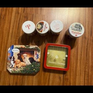 Storage and gift tins♻️ (6 total) Assorted Size, Brands, and Shapes